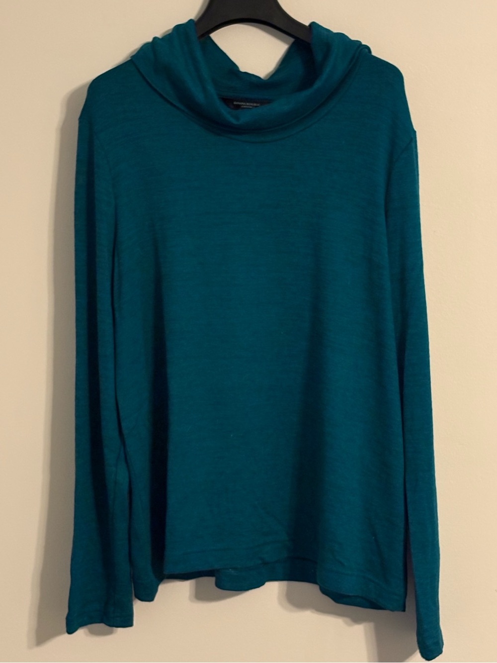 Banana Republic Women’s Teal Cowl Neck Long Sleeve Sweater - Size Large